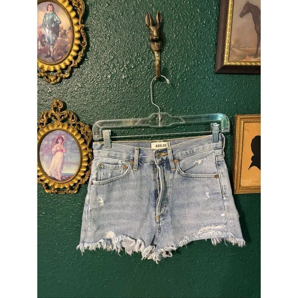 AGOLDE Parker High Rise Shorts Sz 23